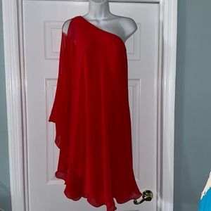 NWT Ralph Lauren one shoulder Dress
